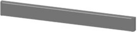 Siemens Zierblende aus Metall in Lichtgrau matt, Modell 8MF1040-2CD08 - Bild 1