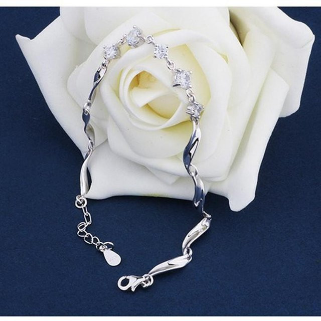 Lucky Star Jewelry Armband, 925 Silber, Zirkonia, Damen - Bild 1
