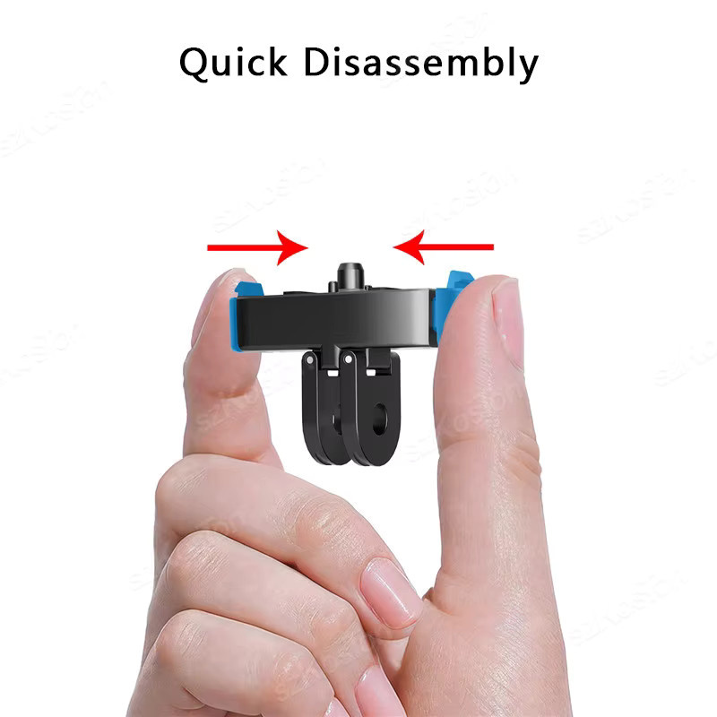 Metallische magnetische Schnellverschluss-Basis für GoPro Hero 13 in Schwarz als Adapter-Halterung für deine Action-Kamera - Bild 2