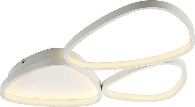 Paul Neuhaus Deckenleuchte PEBBLES in Weiß, dimmbar, LED, B: 69,5 cm, T: 46,5 cm, H: 62 cm - Bild 1