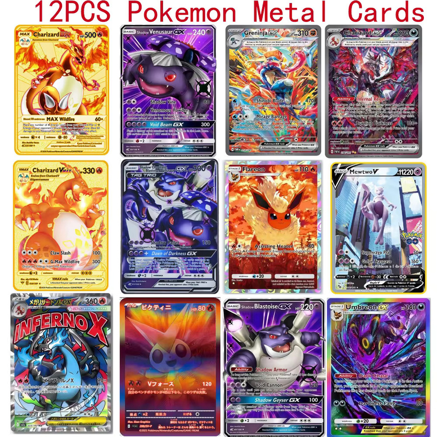 Bandai Pokémon, Sammelkarten, Metall, Englisch - Bild 1