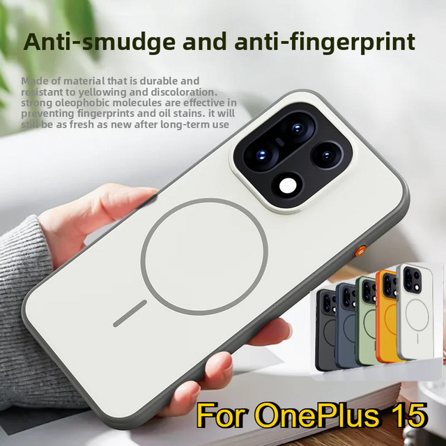 Magnetische MagSafe Silikon-Schutzhülle für OnePlus 15 Ace in Grün - Bild 1