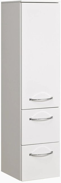 Pelipal Bad-Hängeschrank Quantum 03 in Weiß Hochglanz mit Soft-Close-Türen und internen Regalböden, Breite: 30 cm, Höhe: 121 cm - Bild 1