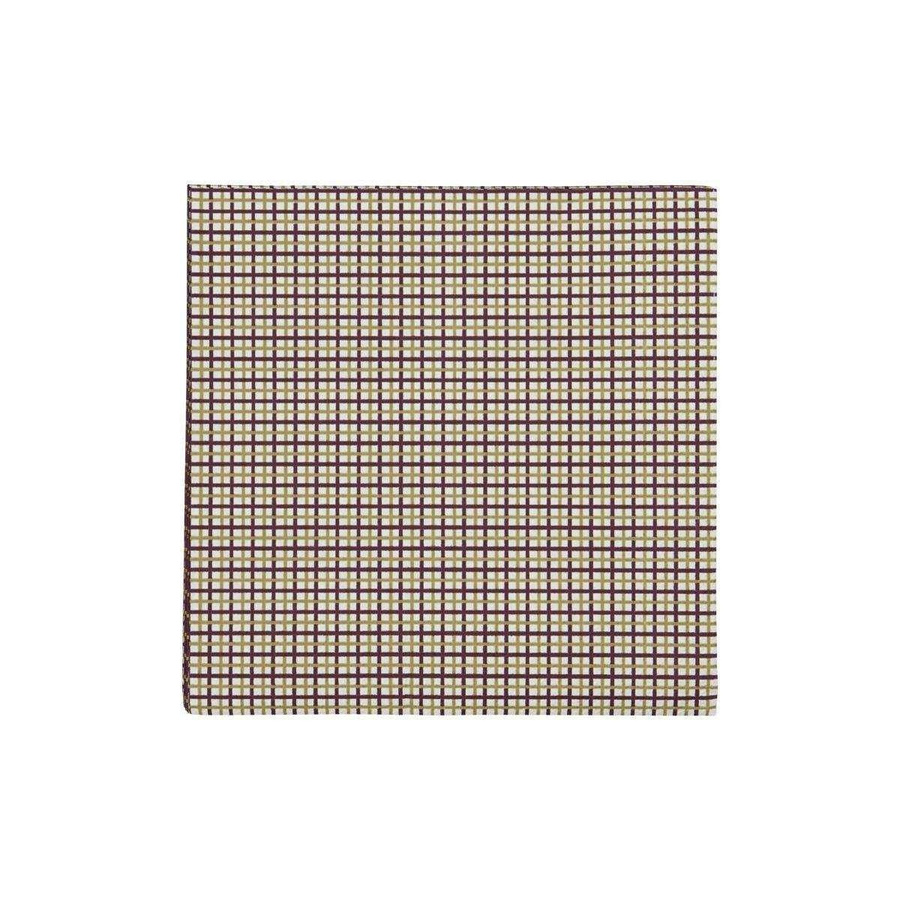 House Doctor Servietten Checkered in Braun und Gold, 40 Stück aus Papier - Bild 1