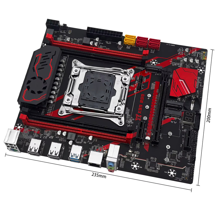 MACHINIST X99 RS9 Motherboard Kit mit Intel Xeon E5 2680 V3 CPU, 16 GB DDR4 RAM und USB 3.0 in Schwarz - Bild 4