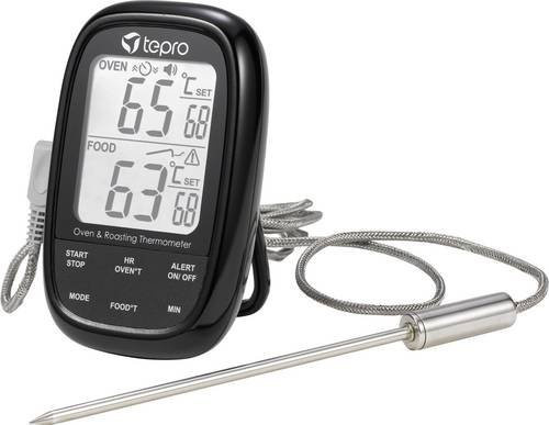 Tepro Digitales Dual-Sensor-Grillthermometer zur Temperaturkontrolle in Schwarz-Grün - Bild 3