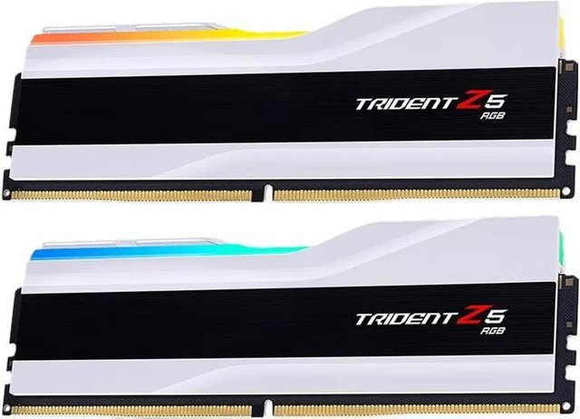 G.Skill Trident Z5 RGB DDR5 32GB Kit (2x16GB) 6000MHz CL36 PC-Arbeitsspeicher in Weiß - Bild 1