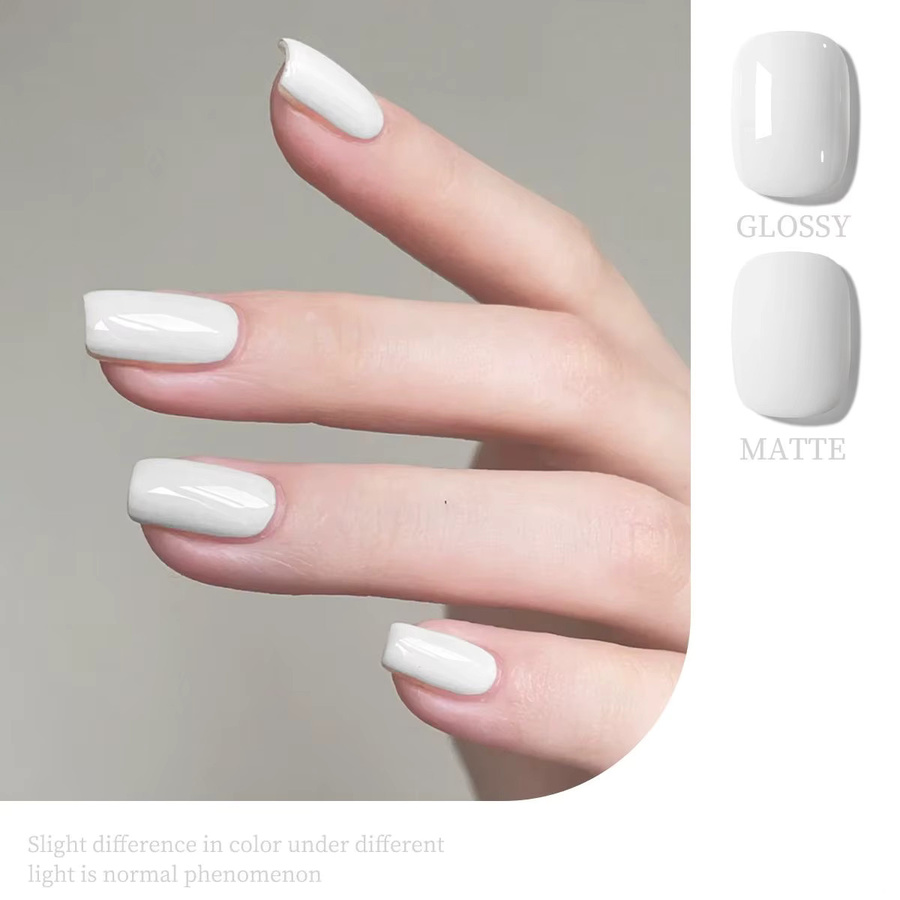 SHAKA Gel-Nagellack, Schwarz-Weiß, Glänzend - Bild 2