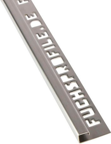 Fuchs Design Fliesenschiene aus Edelstahl in Silber, Breite: 3,2 cm, Länge: 250 cm - Bild 1