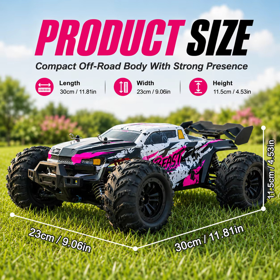 ZNLYRION RC Offroad-Monstertruck, ferngesteuert, ab 14 Jahren - Bild 3