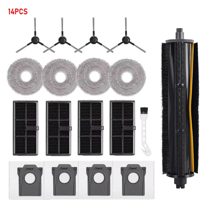 WINDNINJA Hauptwalzenbürste und Filter Mopp sowie Staubbeutel Ersatzteil Set für Dreame L10s Pro Ultra Heat, X30 Ultra, Mova E30 Ultra und L10s Ultra Gen 2 - Bild 5