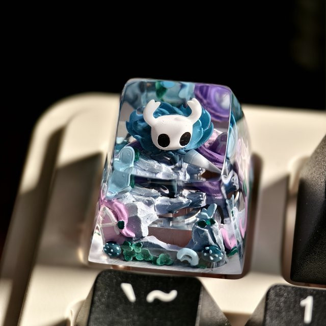 VGN The Hollow Knight Tastenkappe aus Kunstharz, transparent, ESC-Taste für mechanische Tastaturen - Bild 1
