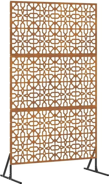 vidaXL Sichtschutz Paravent aus Stahl in Grau, B/T/H: 100 x 50 x 180 cm - Bild 1