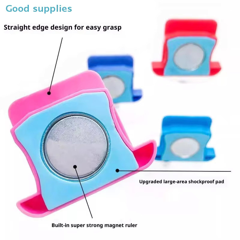 eelhoe Magnetischer Nähstich-Führungsdraht als Multifunktions-Magnet-Messdraht für polygonale Kanten und Anti-Krümmlungs-Kunststoff-Positionierer als Nähmaschinenzubehör - Bild 2