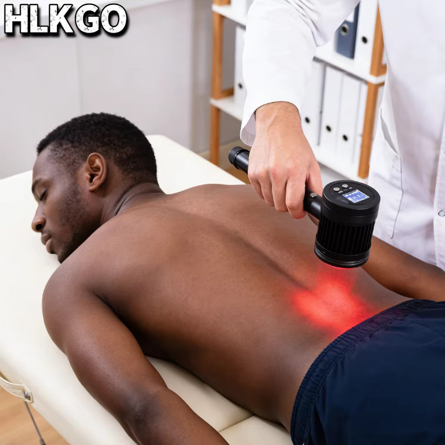 HLKGO Medizinisches Kaltlaser-Therapiegerät, Rotlicht, 650nm+808nm - Bild 6