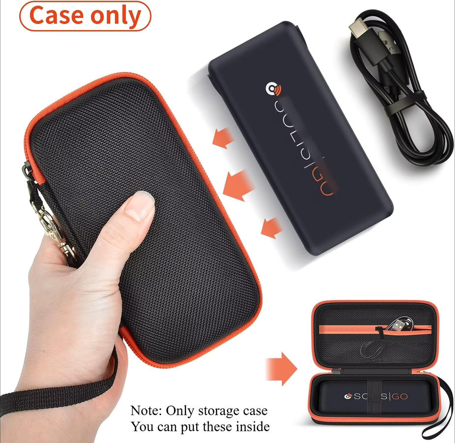 Schutzhülle für SIMO Solis Go 4G Mobile Hotspot WiFi Power Bank in Schwarz von paiyule - Bild 2