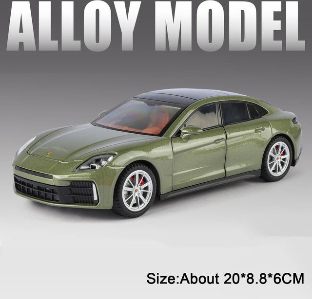 Linyi toy car Panamera Cayenne Leichtmetallmodell, 1:24, mit Licht und Sound, ab 14 Jahren - Bild 1