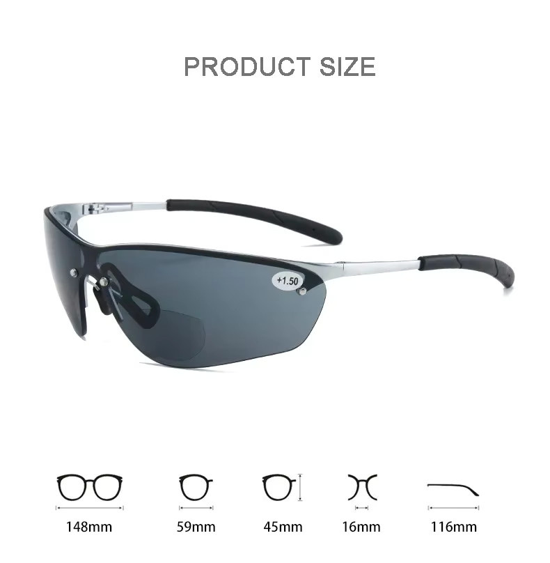 ERIKOLE Lesebrille, randlos, Metall, black - Bild 2