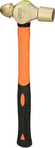 KS Tools Schlosserhammer Aluminium-Bronze Orange 450g - Bild 1