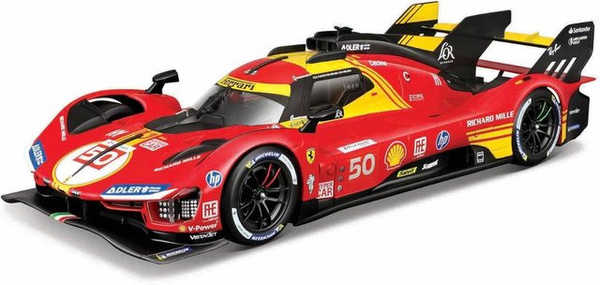 Bburago Ferrari 499P LMH #50 '24 Modellauto Motorsport Maßstab 1:18