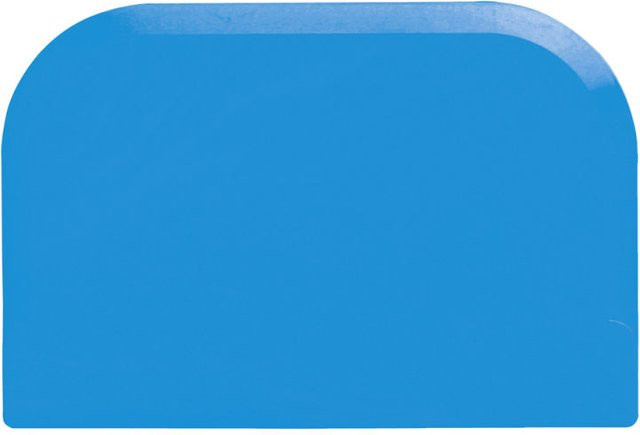Schneider Teigschaber aus LDPE in Blau, Länge: 15,1 cm, Breite: 10,2 cm - Bild 1