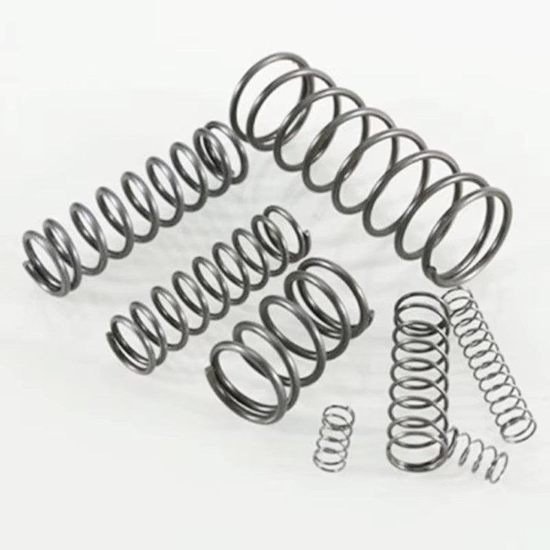 5 Stück Kompressionszylindrische Schraubenfedern in Silber mit 1,0 mm Drahtdurchmesser - Bild 2