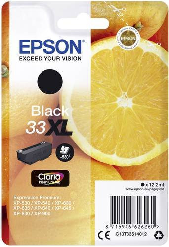 Epson Original Tintenpatrone 33XL Schwarz C13T33514012 - Bild 1