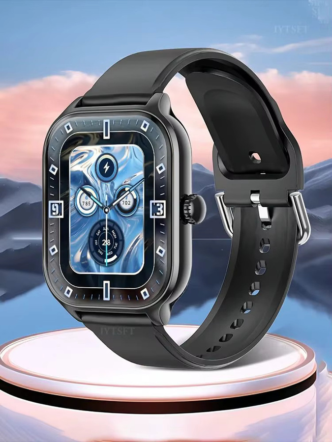 LAXASFIT H9 Promax Smartwatch in Silber mit Bluetooth-Anruffunktion, Herzfrequenz-Monitor und Gesundheits-Tracking - Bild 7