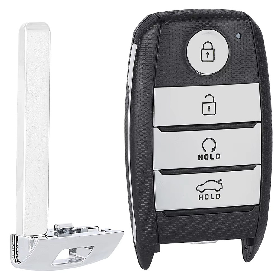 KEYECU Original Board-Fernbedienung Schlüsselanhänger für Kia Rio 2021 2022 2023, 433 MHz, 8A Chip, 4 Tasten, Schwarz - Bild 4