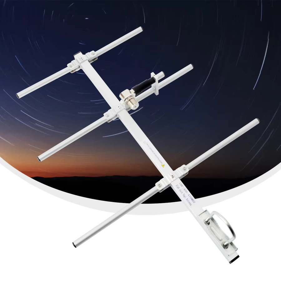 HYS UHF High Gain faltbare Yagi-Antenne 400–470 MHz in Silber für Amateurfunk-Repeater und Systemscanner - Bild 3