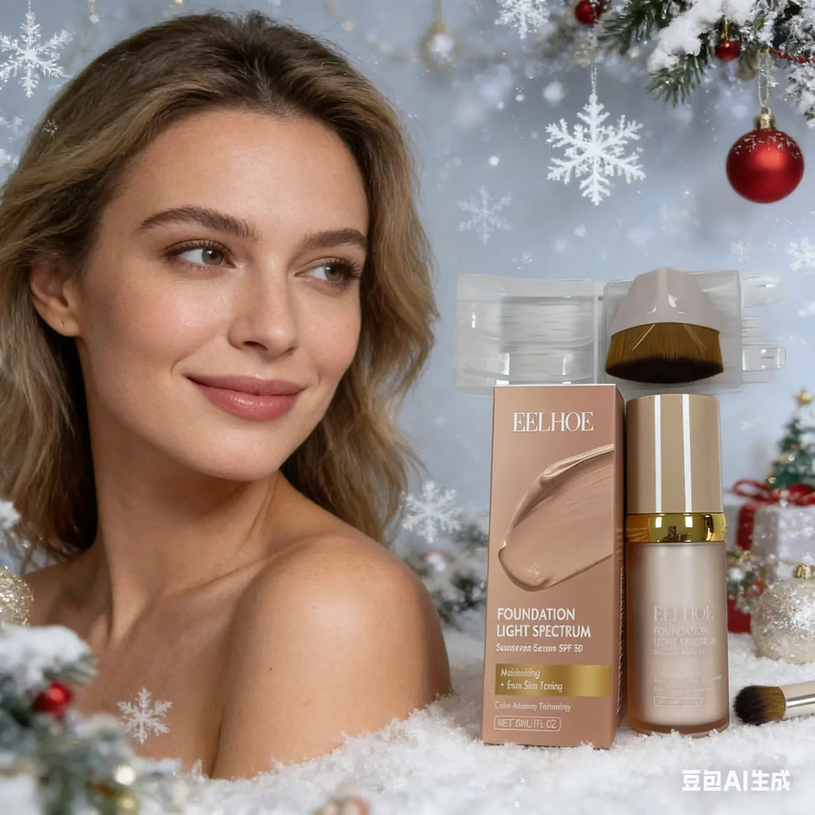 EELHOE Foundation & Concealer, Feuchtigkeitsspendend, Natürlicher Glow - Bild 4