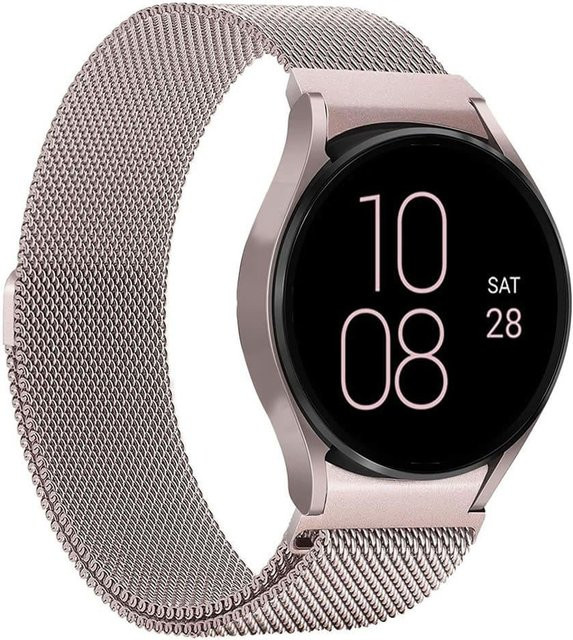 Puro Milanese Uhrenarmband Galaxy Watch4, Edelstahl, Roségold, Damen - Bild 1