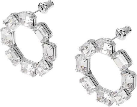 Swarovski Ohrstecker, Silber, Kristall, Damen - Bild 1