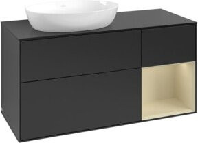 V&B Waschtischunterschrank Finion in Blau Lackiert, Breite: 120 cm, Tiefe: 50,1 cm, Höhe: 50,1 cm - Bild 1
