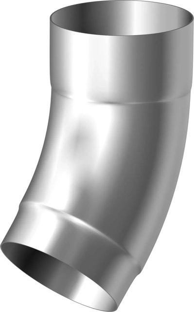 Sarei Fallrohrbogen NW 60/40° aus Aluminium in Natur/Silber - Bild 1