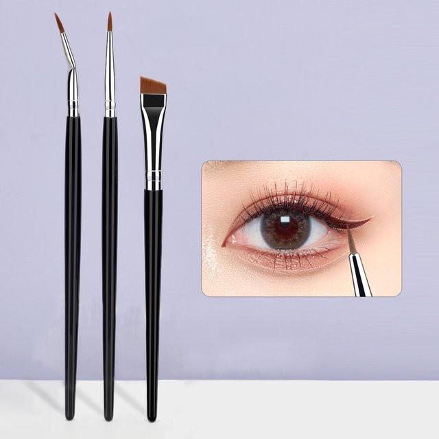 RANCAI Augen-Make-up-Pinsel-Set, 3-teilig, Unisex - Bild 1