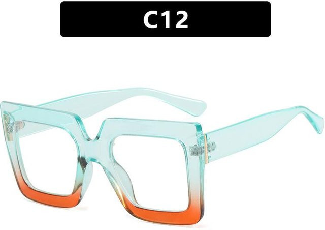 Korrektionsbrille Damen, Vollrand, Quadratisch, Kunststoff, Multicolour, Purple, Blaulichtfilter - Bild 1