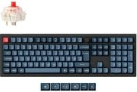 Keychron V6 Max Mechanische Gaming-Tastatur mit QWERTZ-DE Layout, Bluetooth und USB-C, Schwarz-Blau - Bild 1