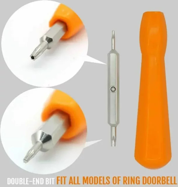 Ring Schraubendreher-Set für Ring Doorbell in Orange - Bild 1