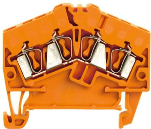 Weidmüller Durchgangsreihenklemme 2,5 mm Zugfeder Orange 100 Stück - Bild 1