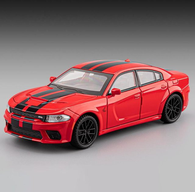 Linyi toy car Dodge Charger Srt Super Sportwagen, Modellauto, 1:32, Metall, ab 14 Jahren - Bild 1