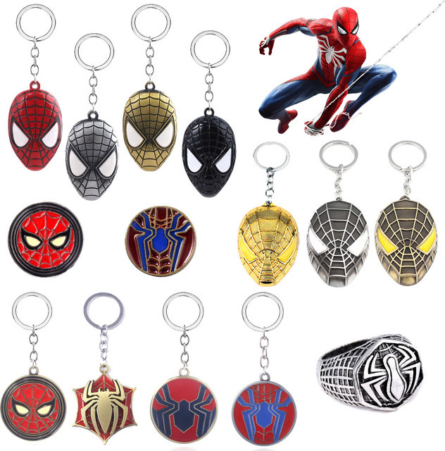Disney Spider-Man Schlüsselanhänger, Masken-Anhänger, Unisex - Bild 1