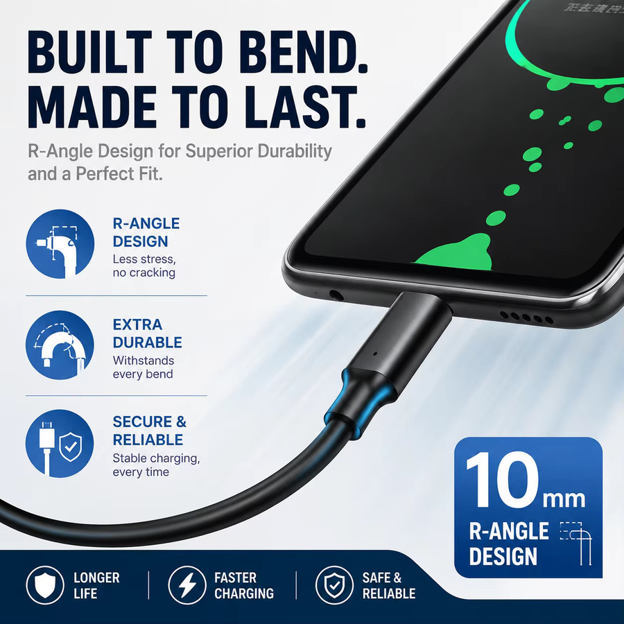 USB 3.2 zu USB-C Kabel Schwarz mit 10Gbps Datenübertragung und 60W Schnellladung für Handy, Laptop und SSD - Bild 4