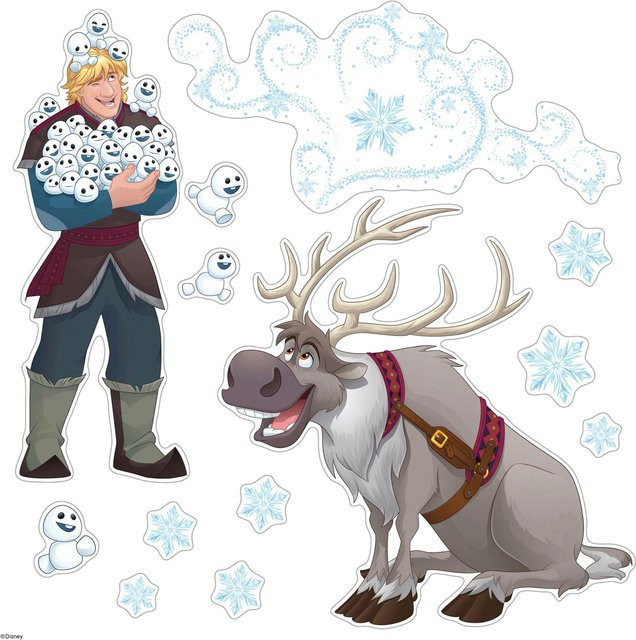 Komar Fenstersticker Snowflake Multicolor B/H: 30 x 30 cm - Bild 1