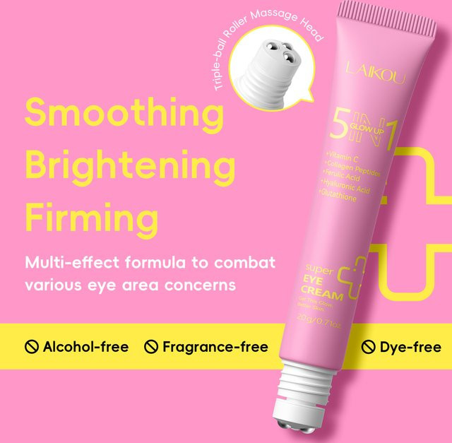 LAIKOU 5 IN 1 Glow Up Augencreme, 20g, Kollagen, Vitamin C, Hyaluronsäure - Bild 1