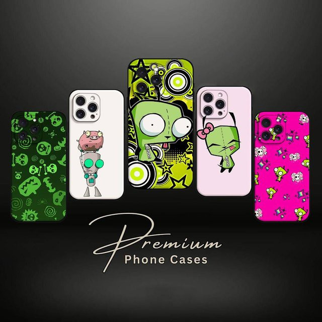 InvaderS Z-Zims Handyhülle für iPhone 17 16 15 14 13 12 11 Pro Max und weitere Modelle, Multicolour - Bild 1