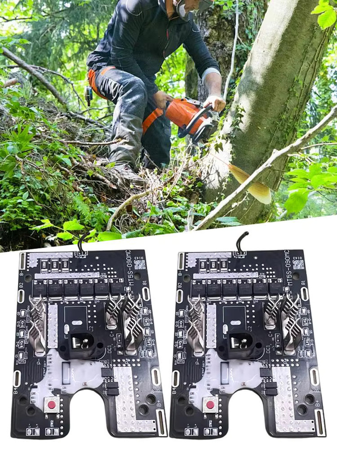 Makita Schutzplatine in Schwarz für 21V Schleifer und Kettensäge als Reparaturteil und Ladeschutz Zubehör - Bild 6