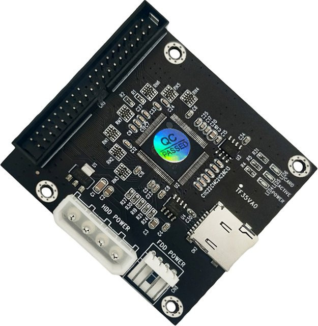 TF Micro SD auf 3,5-Zoll IDE 40PIN Adapterkarte für industrielle mobile SSD in Schwarz - Bild 1
