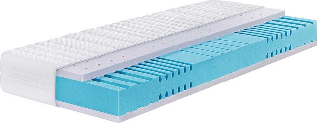 BRECKLE Gel-Sensation First Class 7-Zonen Gelschaum-Matratze mit Kaltschaum, H2, B: 90 cm, L: 190 cm, H: 25 cm - Bild 1