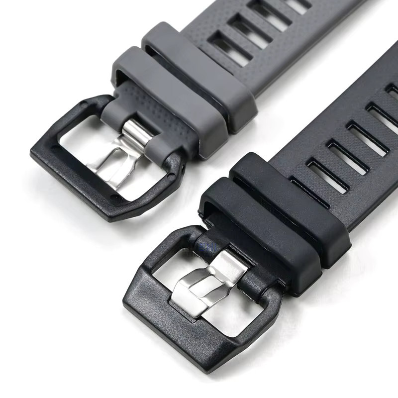 Casio Uhrenarmband Silikon, Schwarz, Herren - Bild 3